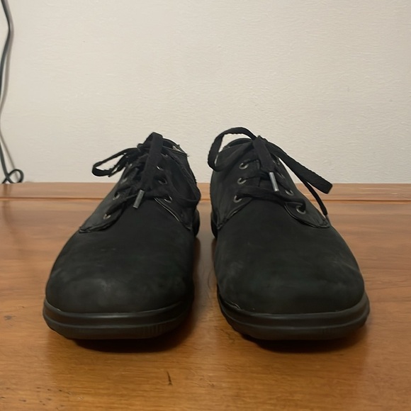 Bogs Eugene Black Leather Waterproof Lace Up Mens Low Top Shoes Size 9 main image 6